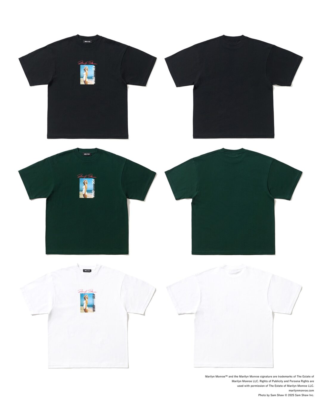 WIND AND SEA × マリリン・モンロー コラボが2025年 8/23 発売 (ウィンダンシー Marilyn Monroe)