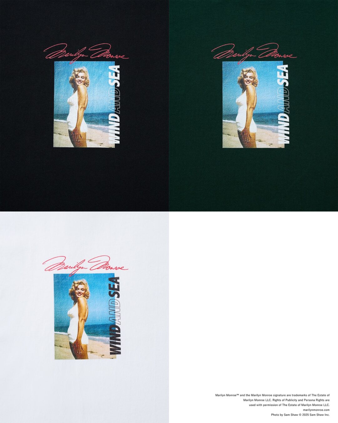 WIND AND SEA × マリリン・モンロー コラボが2025年 8/23 発売 (ウィンダンシー Marilyn Monroe)