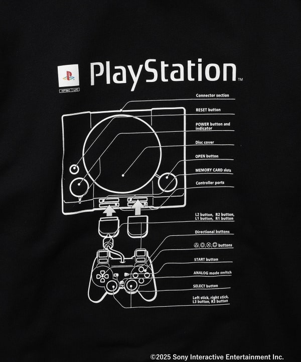 BEAMSにて”PlayStation SWEAT HOODIE & CREWNECK SWEAT”が2025年 11月上旬 発売 (ビームス プレイステーション)