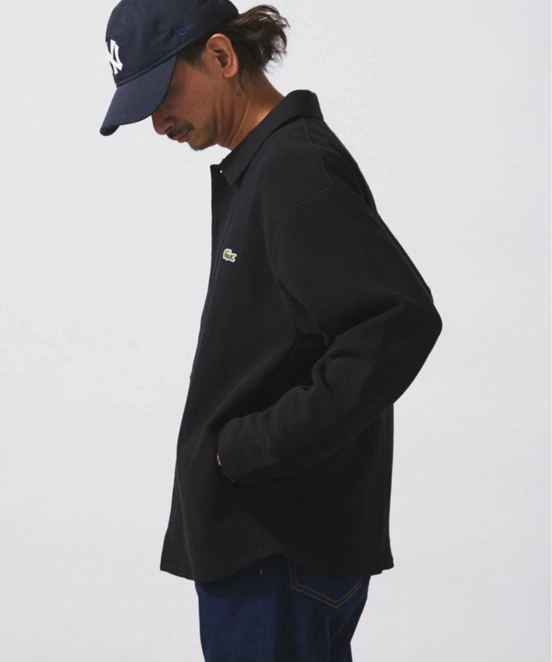 JOURNAL STANDARD relume × LACOSTE 別注 2025 FW “ヘビーピケ シャツ ジャケット”が2025年 9月中旬 発売 (ジャーナルスタンダード ラコステ)