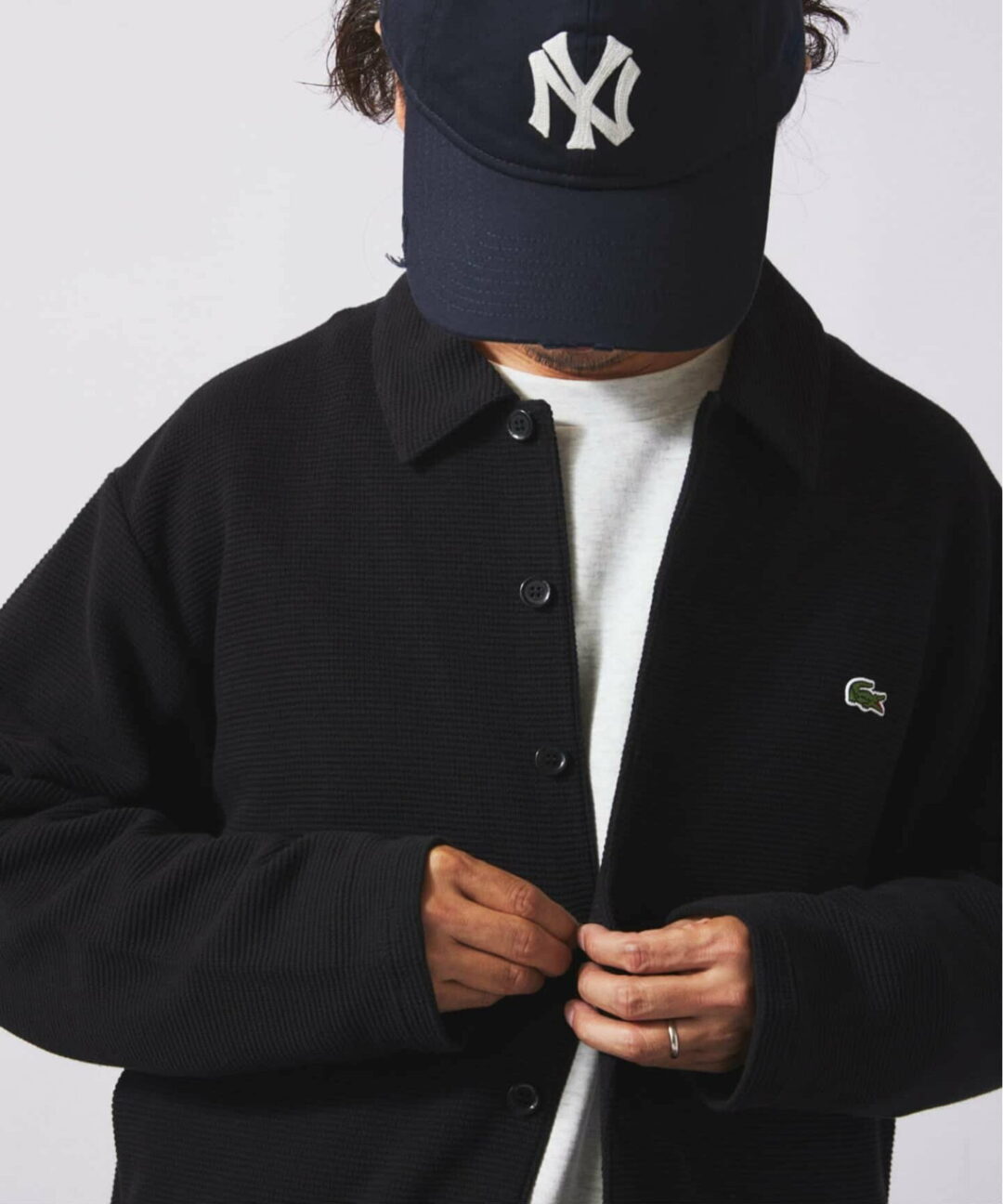 JOURNAL STANDARD relume × LACOSTE 別注 2025 FW “ヘビーピケ シャツ ジャケット”が2025年 9月中旬 発売 (ジャーナルスタンダード ラコステ)
