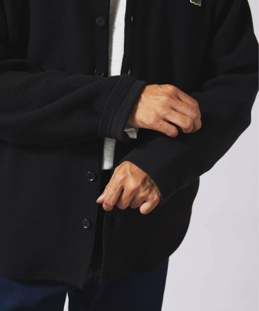 JOURNAL STANDARD relume × LACOSTE 別注 2025 FW “ヘビーピケ シャツ ジャケット”が2025年 9月中旬 発売 (ジャーナルスタンダード ラコステ)