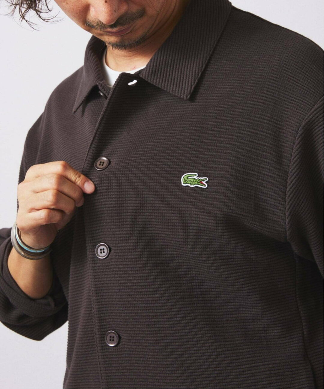 JOURNAL STANDARD relume × LACOSTE 別注 2025 FW “ヘビーピケ シャツ ジャケット”が2025年 9月中旬 発売 (ジャーナルスタンダード ラコステ)