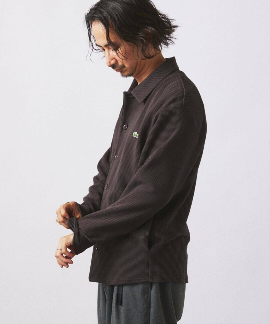 JOURNAL STANDARD relume × LACOSTE 別注 2025 FW “ヘビーピケ シャツ ジャケット”が2025年 9月中旬 発売 (ジャーナルスタンダード ラコステ)