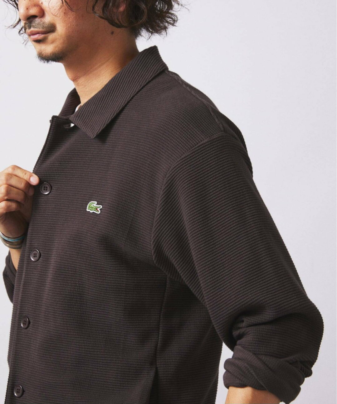 JOURNAL STANDARD relume × LACOSTE 別注 2025 FW “ヘビーピケ シャツ ジャケット”が2025年 9月中旬 発売 (ジャーナルスタンダード ラコステ)