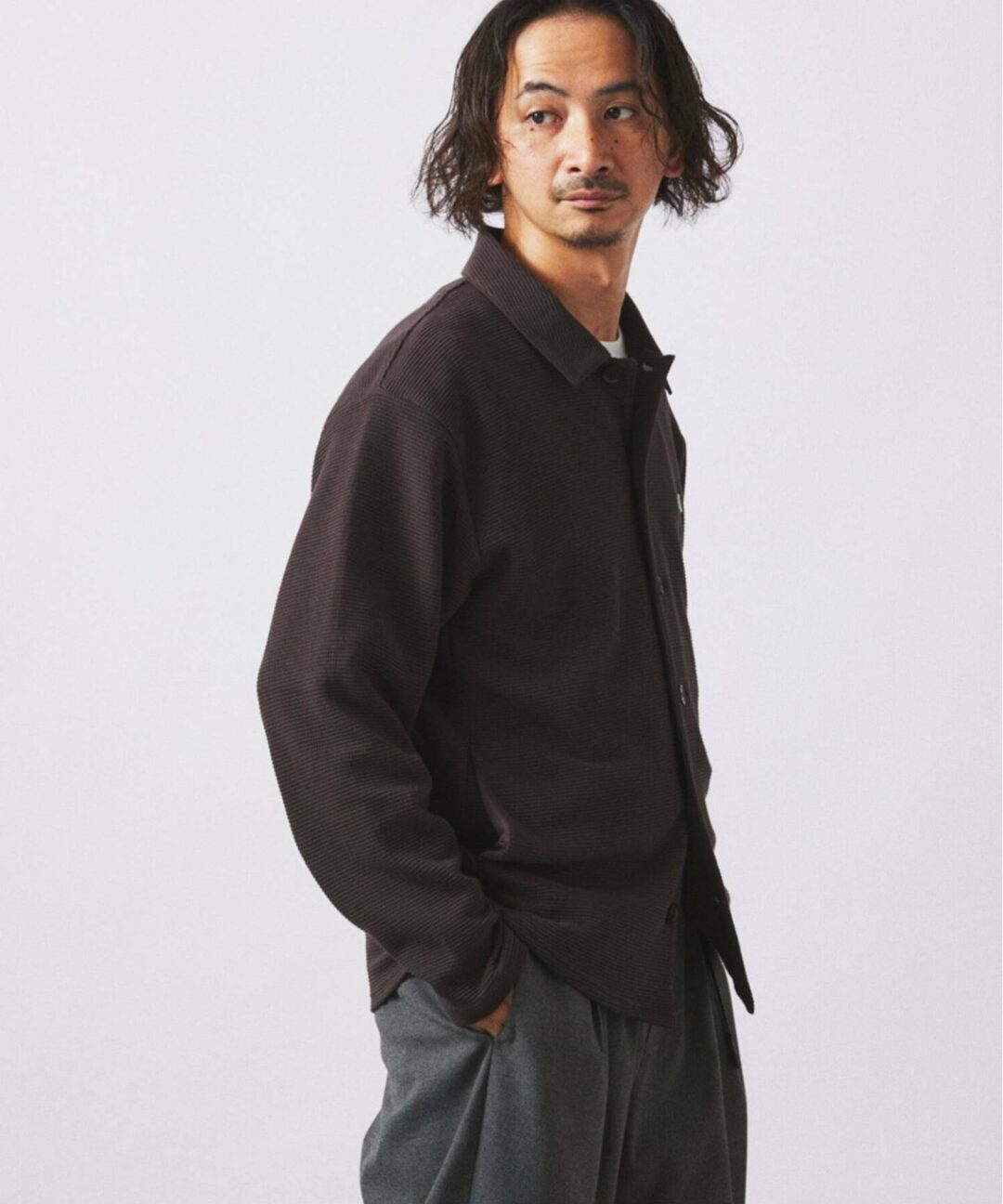 JOURNAL STANDARD relume × LACOSTE 別注 2025 FW “ヘビーピケ シャツ ジャケット”が2025年 9月中旬 発売 (ジャーナルスタンダード ラコステ)