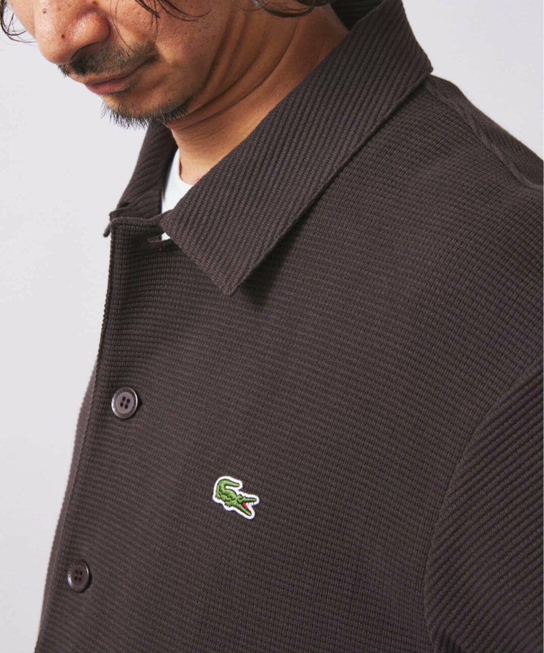 JOURNAL STANDARD relume × LACOSTE 別注 2025 FW “ヘビーピケ シャツ ジャケット”が2025年 9月中旬 発売 (ジャーナルスタンダード ラコステ)