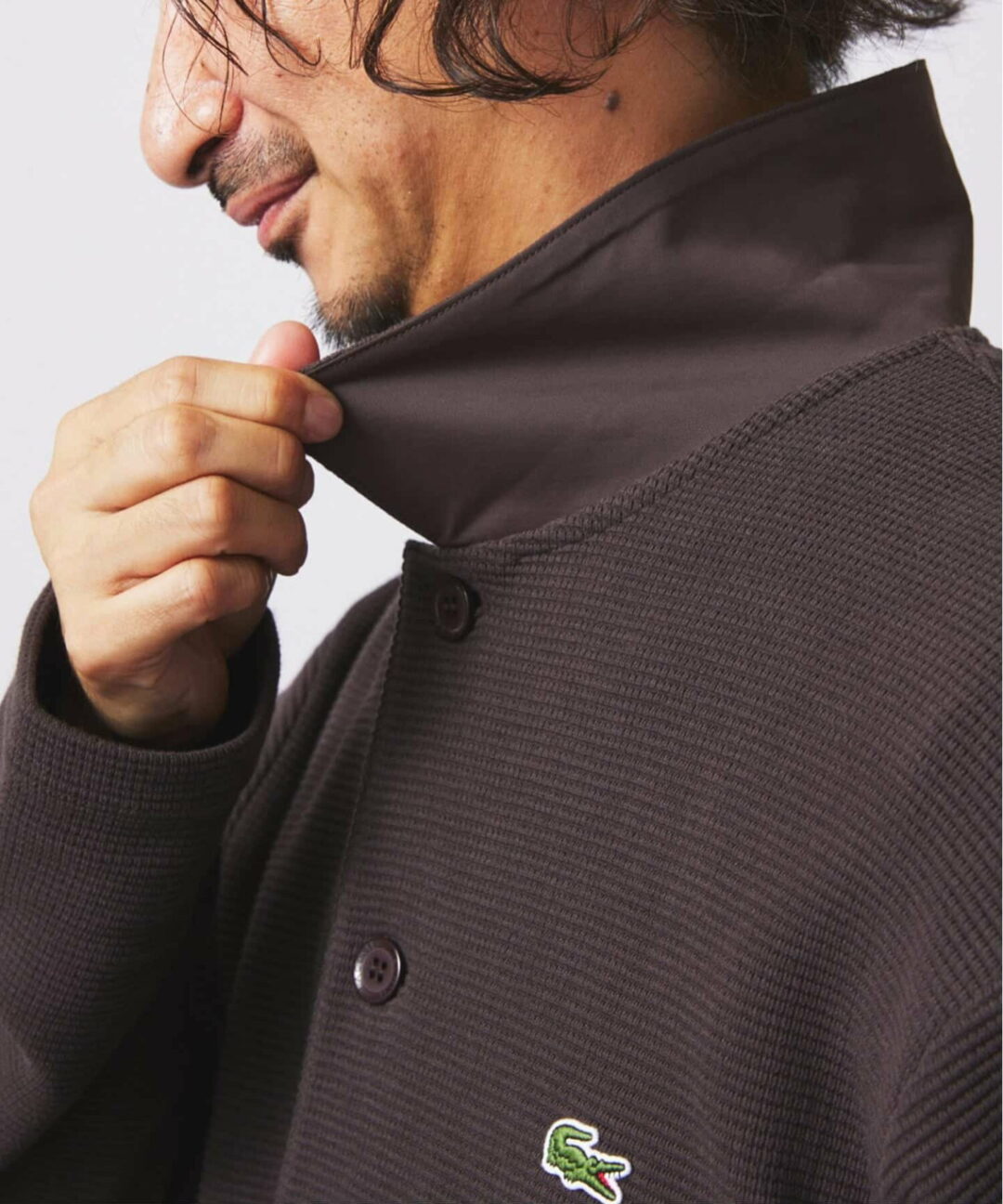 JOURNAL STANDARD relume × LACOSTE 別注 2025 FW “ヘビーピケ シャツ ジャケット”が2025年 9月中旬 発売 (ジャーナルスタンダード ラコステ)