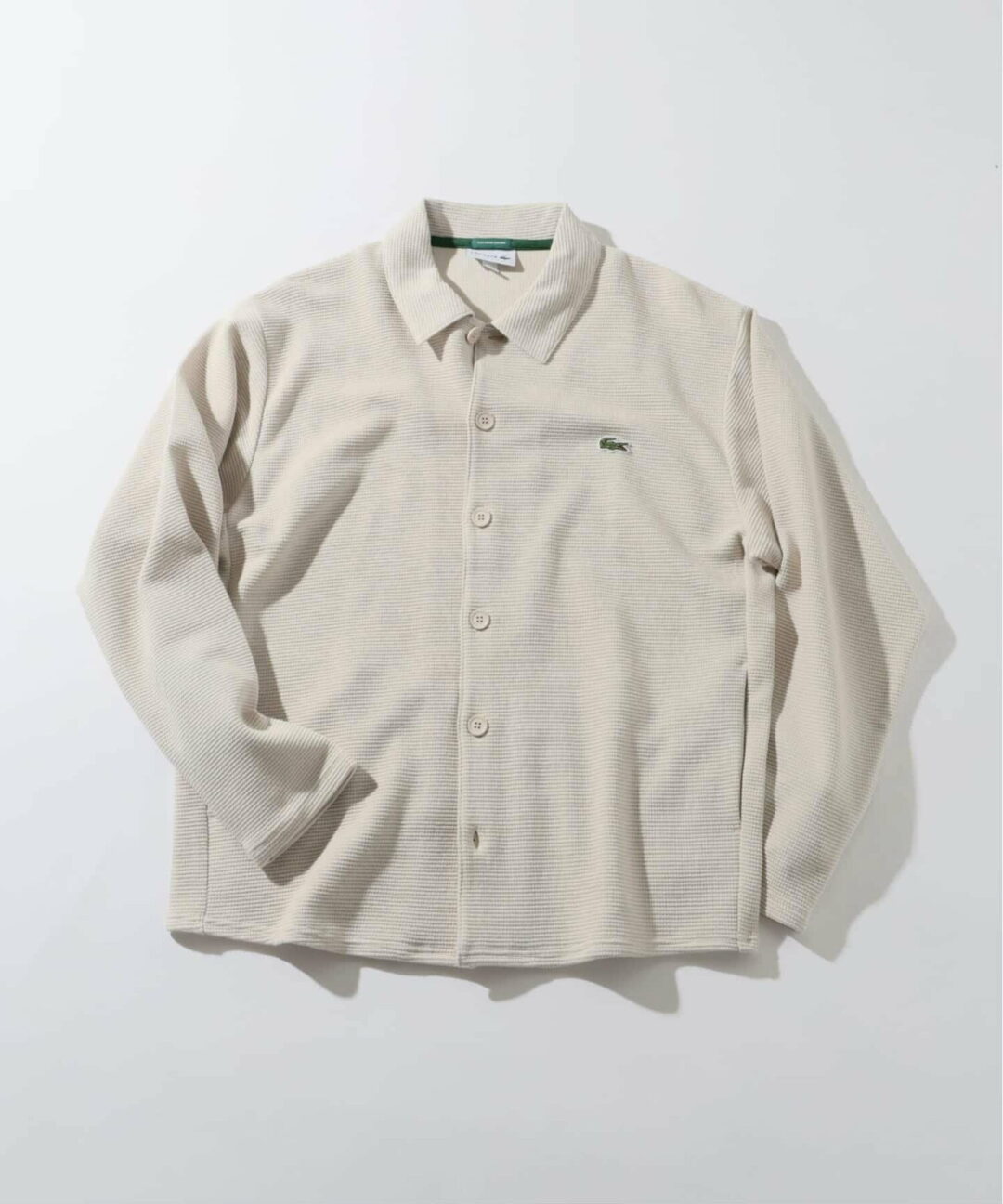 JOURNAL STANDARD relume × LACOSTE 別注 2025 FW “ヘビーピケ シャツ ジャケット”が2025年 9月中旬 発売 (ジャーナルスタンダード ラコステ)