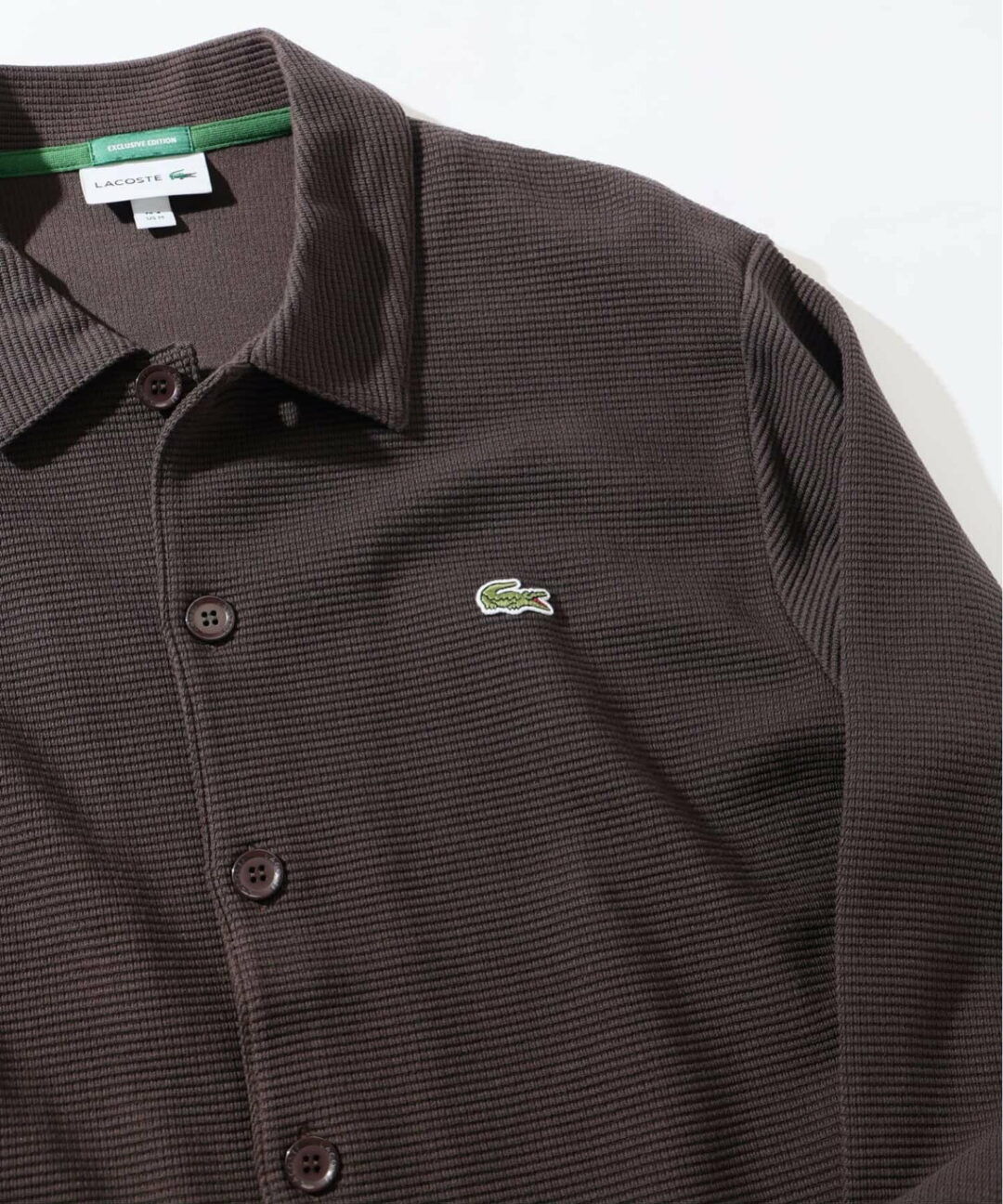 JOURNAL STANDARD relume × LACOSTE 別注 2025 FW “ヘビーピケ シャツ ジャケット”が2025年 9月中旬 発売 (ジャーナルスタンダード ラコステ)