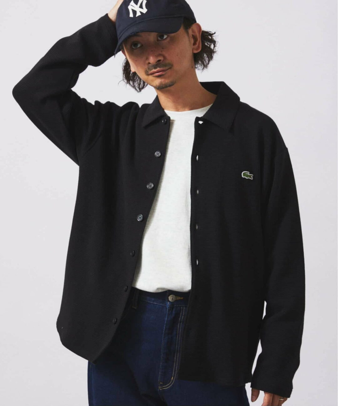 JOURNAL STANDARD relume × LACOSTE 別注 2025 FW “ヘビーピケ シャツ ジャケット”が2025年 9月中旬 発売 (ジャーナルスタンダード ラコステ)