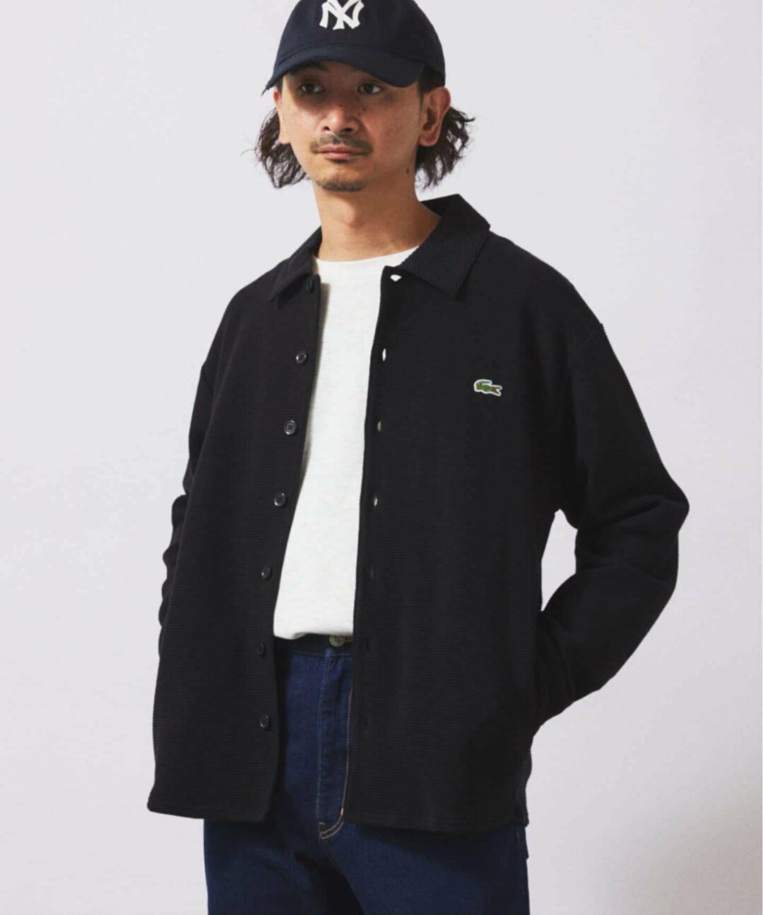 JOURNAL STANDARD relume × LACOSTE 別注 2025 FW “ヘビーピケ シャツ ジャケット”が2025年 9月中旬 発売 (ジャーナルスタンダード ラコステ)
