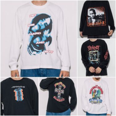 スリップノット、ビリー・アイリッシュ、ナズなどアーカイブアイテムからインスパイアされたバンドTシャツが2025年 9月中旬 発売 (フリークスストア FREAK'S STORE BAND Tee)