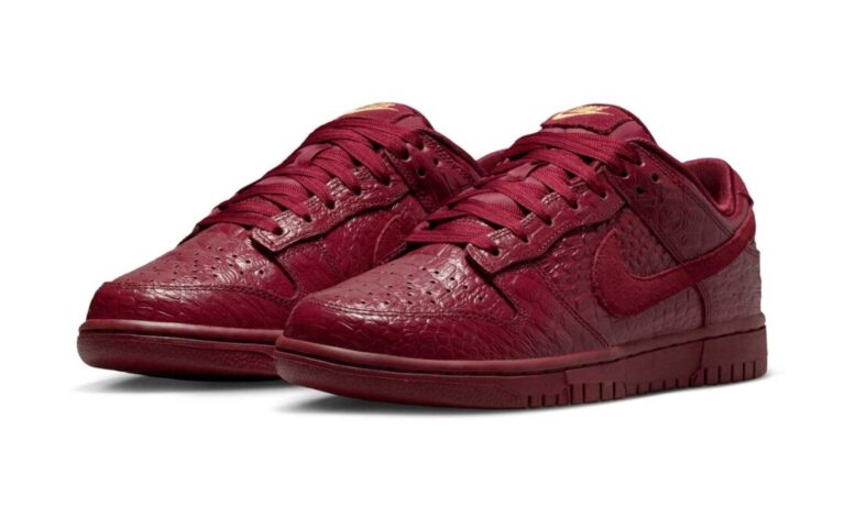 2025年 9/27 発売予定】NIKE W DUNK LOW SS “Crocodile/Team Red