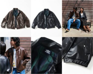FREAK’S STORE × UMBRO 別注 "SP LEATHERETTE Stand Collar Blouson" (フリークスストア アンブロ)