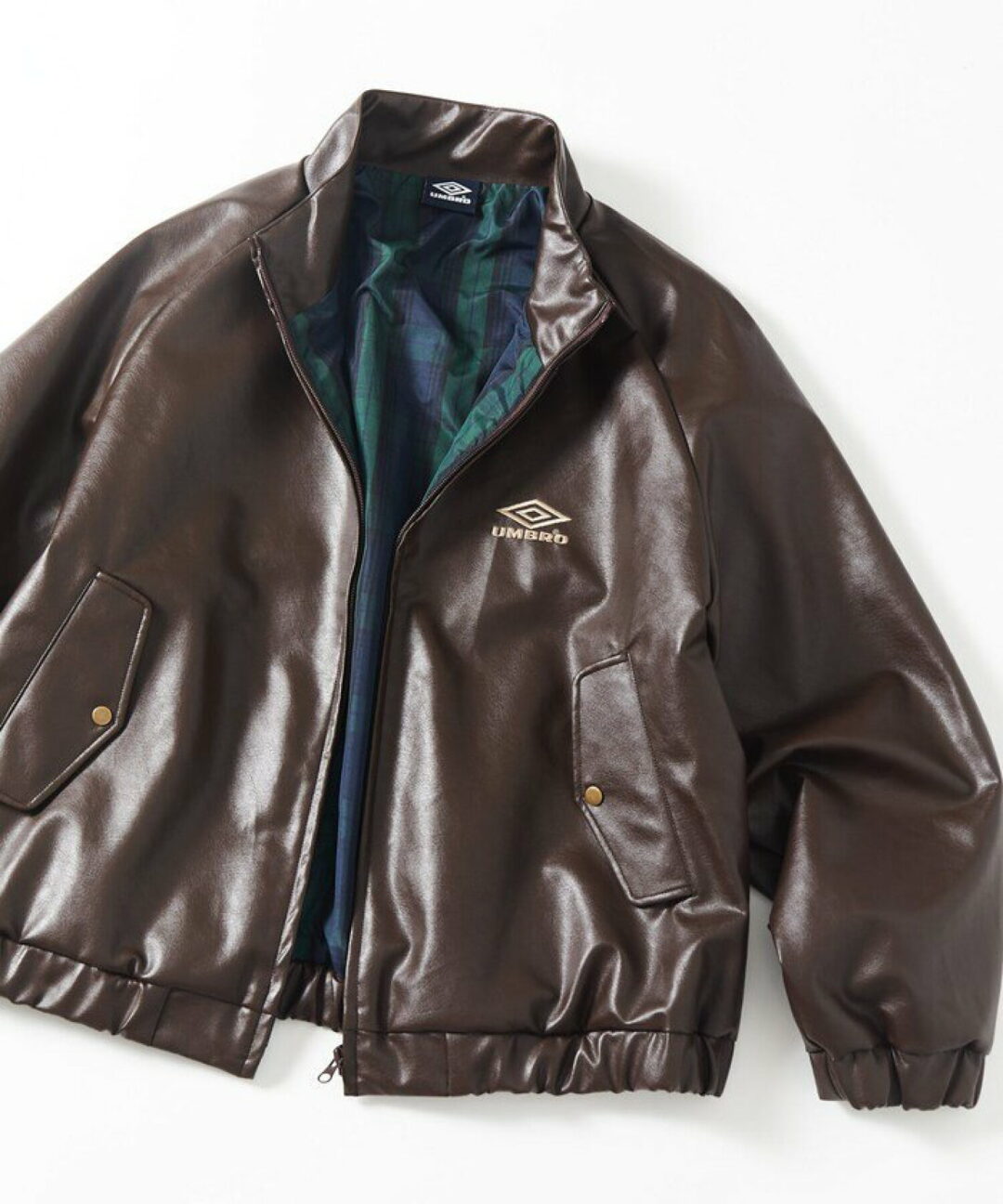 FREAK’S STORE × UMBRO 別注 “SP LEATHERETTE Stand Collar Blouson” (フリークスストア アンブロ)