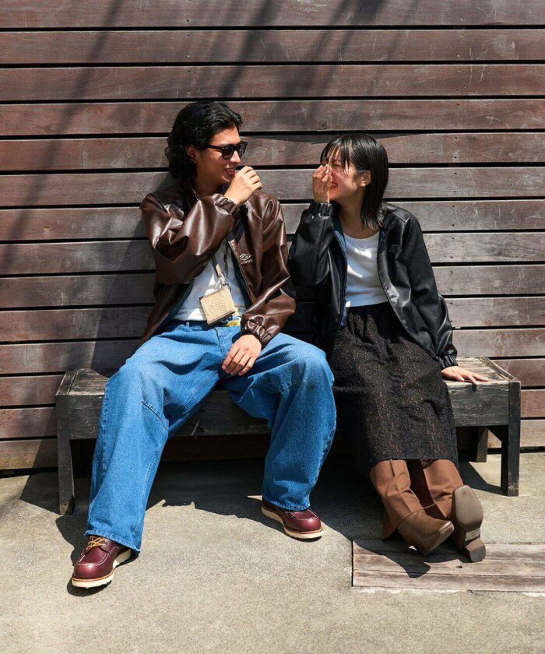FREAK’S STORE × UMBRO 別注 “SP LEATHERETTE Stand Collar Blouson” (フリークスストア アンブロ)