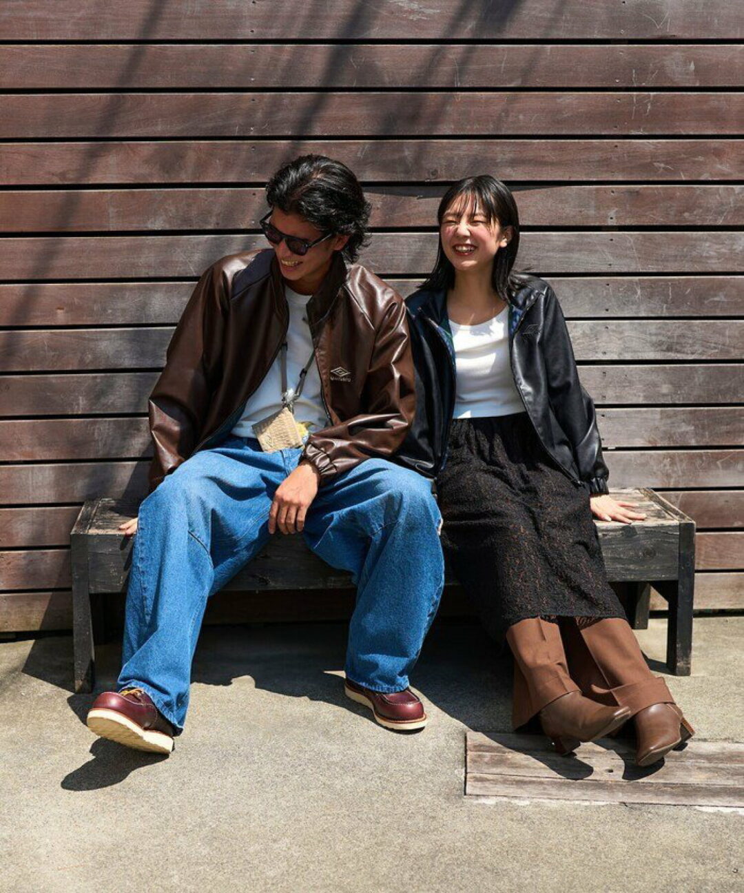 FREAK’S STORE × UMBRO 別注 “SP LEATHERETTE Stand Collar Blouson” (フリークスストア アンブロ)