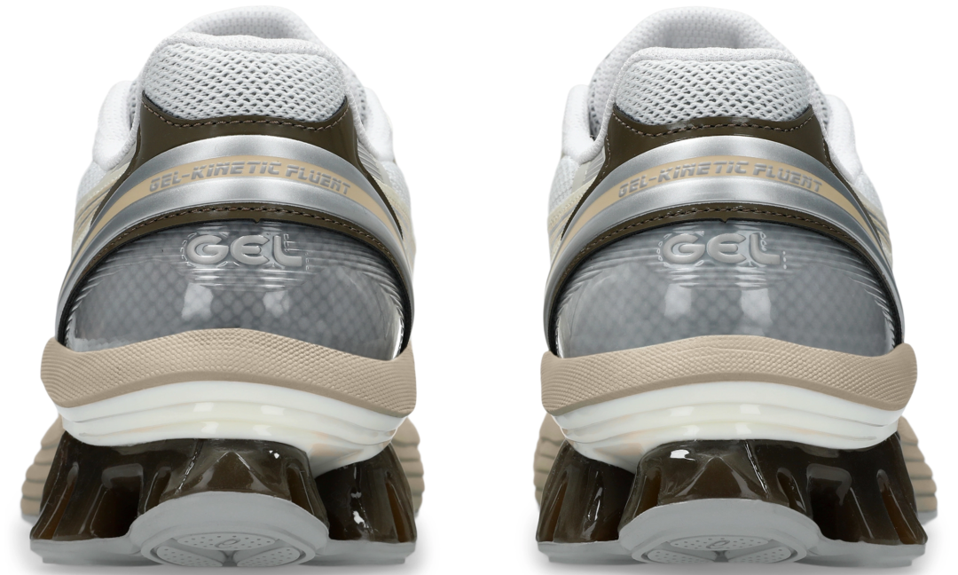 【2025年 8/21 発売】ASICS GEL-KINETIC FLUENT “White/Marzipan” (アシックス ゲルキネティック フルーエント) [1203A591.102]