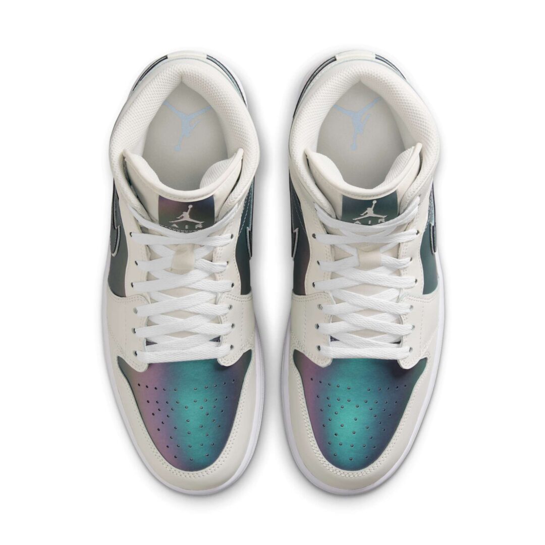 【2025年 8/16 発売】NIKE AIR JORDAN 1 MID “Iridescent/Phantom/White” (ナイキ エア ジョーダン 1 ミッド “イリディセント/ファントム/ホワイト”) [IH4107-030]