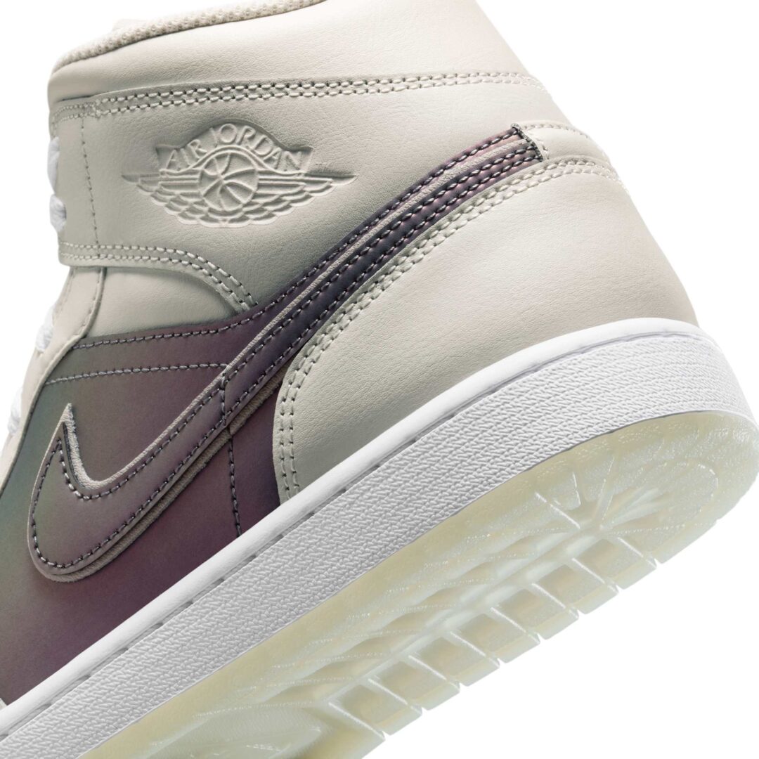 【2025年 8/16 発売】NIKE AIR JORDAN 1 MID “Iridescent/Phantom/White” (ナイキ エア ジョーダン 1 ミッド “イリディセント/ファントム/ホワイト”) [IH4107-030]