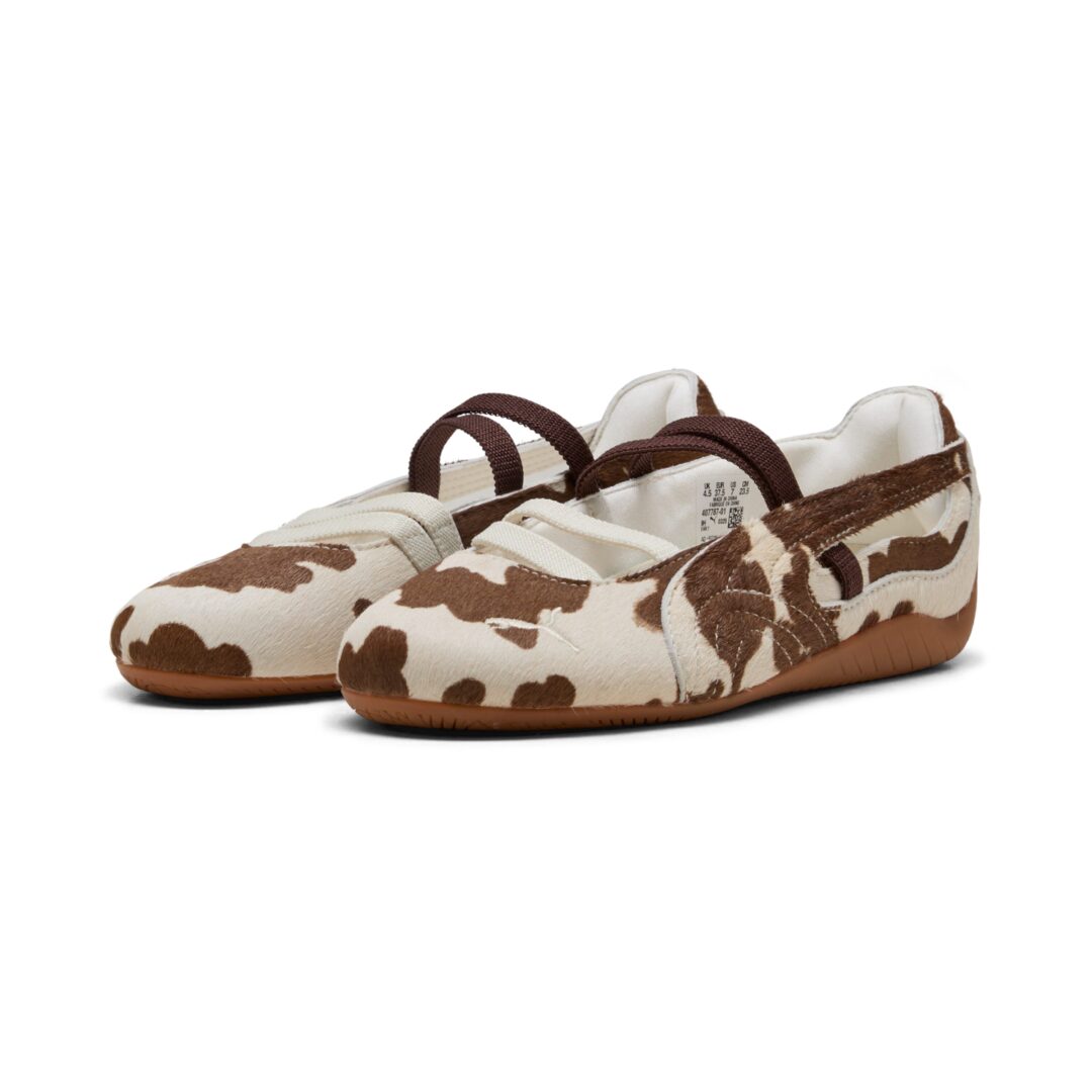 【2025年 9/5 発売】PUMA SPEEDCAT BALLET “Cow Print” (プーマ スピードキャット バレエ “カウプリント”) [407787-01]