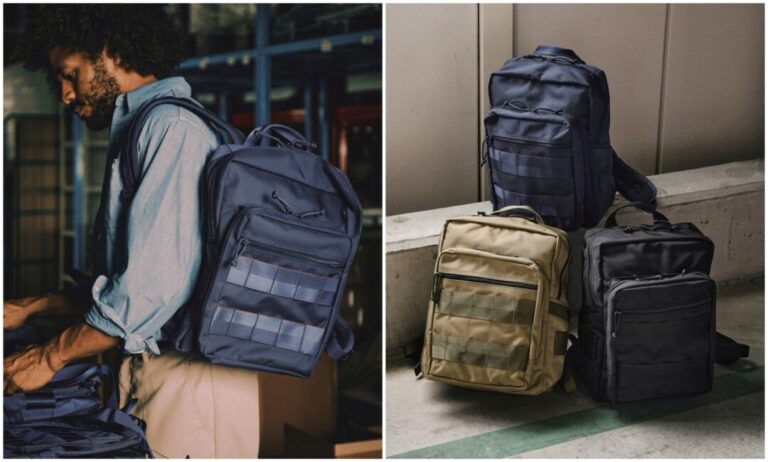 美品】BEAMS別注 BRIEFING TA PACK バックパック ブラック BEAMS PLUS
