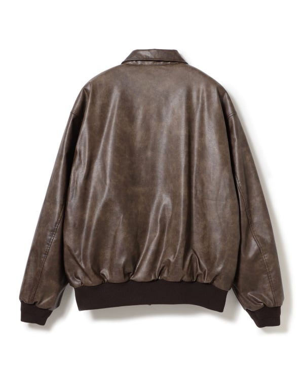 B:MING by BEAMS フェイクレザー A2 フライト ジャケットが2025年 10月上旬 発売 (ビームス)