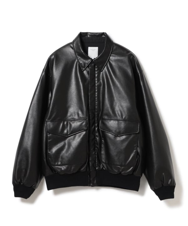 B:MING by BEAMS フェイクレザー A2 フライト ジャケットが2025年 10月上旬 発売 (ビームス)