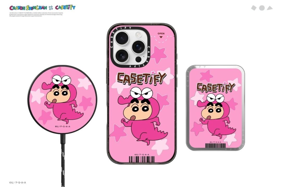 クレヨンしんちゃん × CASETiFY コラボコレクションが2025年 8/18 & 8/20 発売 (ケースティファイ)