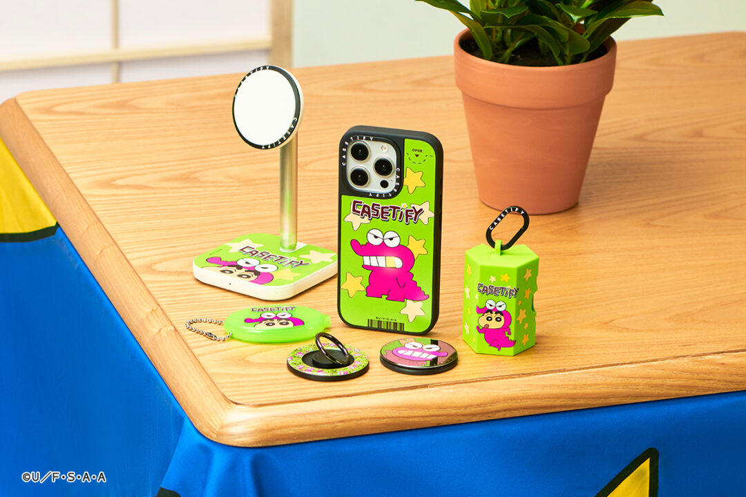 クレヨンしんちゃん × CASETiFY コラボコレクションが2025年 8/18 & 8/20 発売 (ケースティファイ)