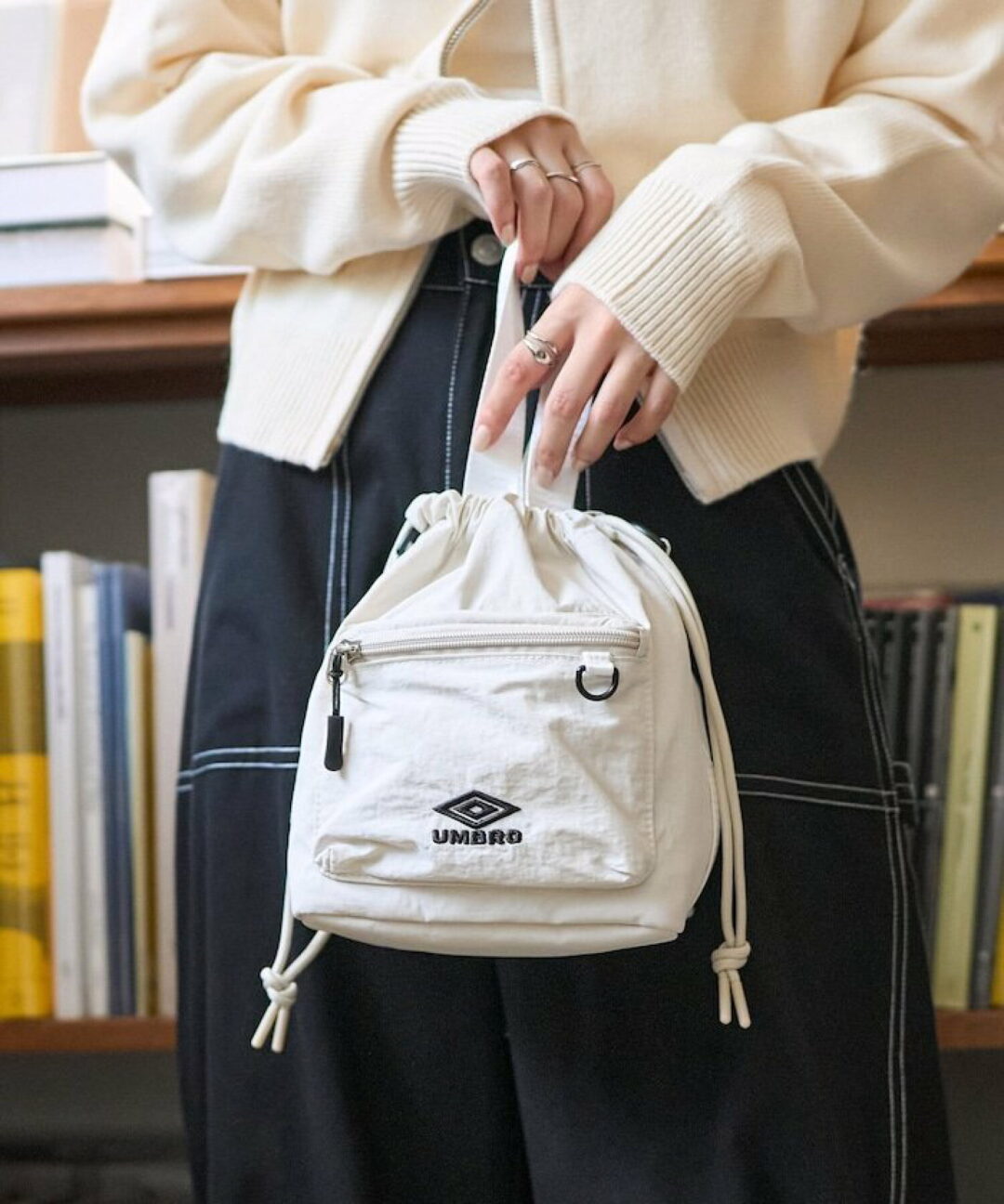 FREAK’S STORE × UMBRO 2025 FW 別注 “ポーチ付き 巾着バッグ” (フリークスストア アンブロ)