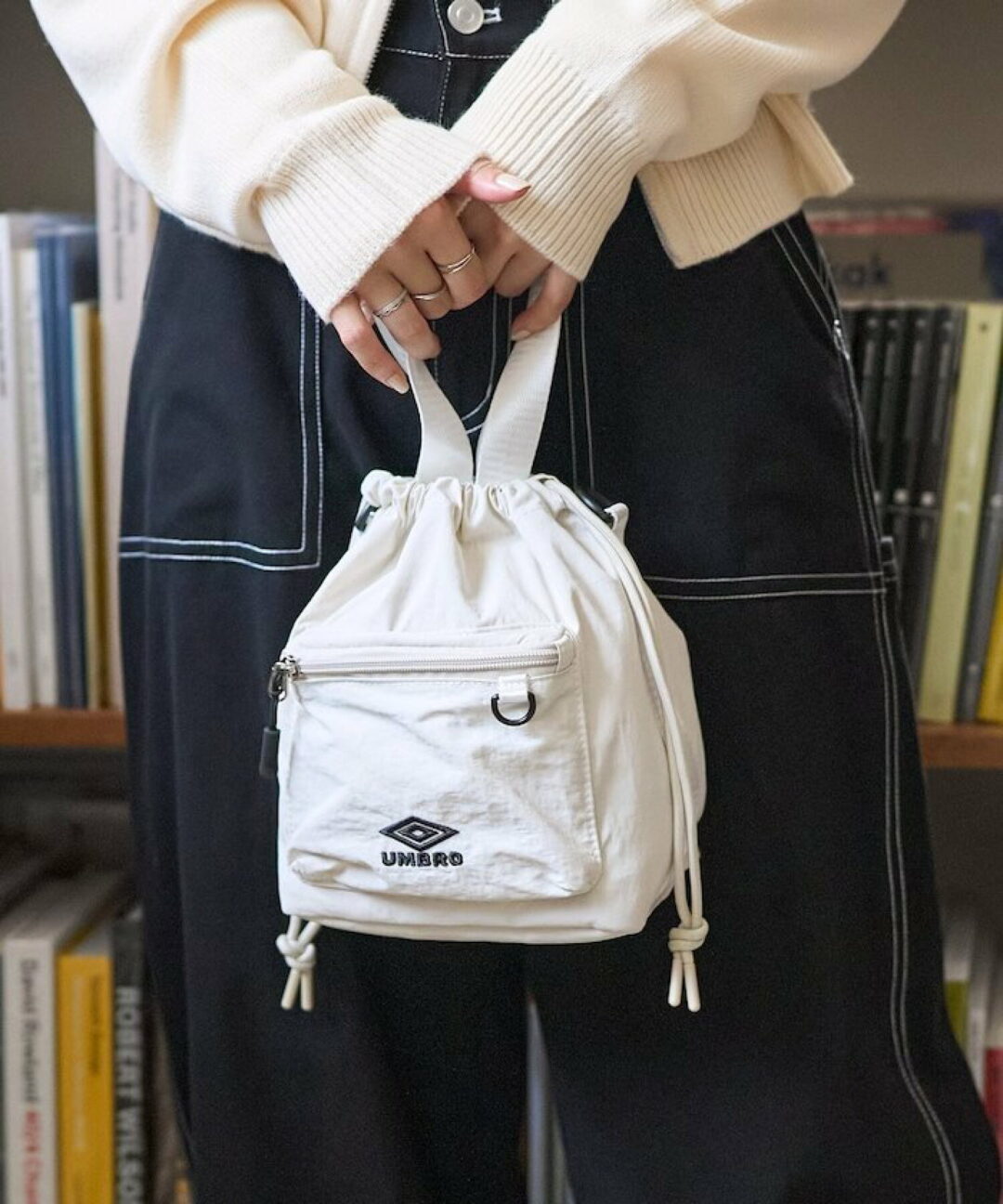 FREAK’S STORE × UMBRO 2025 FW 別注 “ポーチ付き 巾着バッグ” (フリークスストア アンブロ)