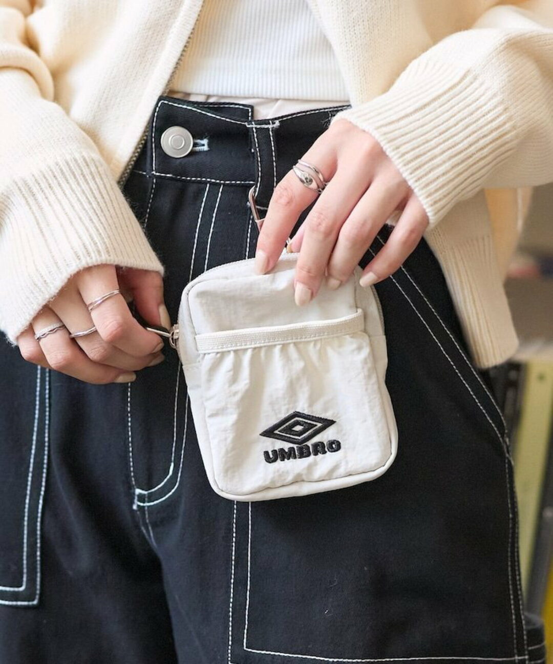 FREAK’S STORE × UMBRO 2025 FW 別注 “ポーチ付き 巾着バッグ” (フリークスストア アンブロ)