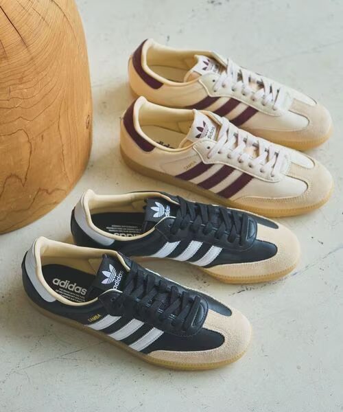 【2025年 8月下旬 発売】green label relaxing / adidas Originals SAMBA OG “Core Black/Off White” (グリーンレーベル リラクシング アディダス オリジナルス サンバ) [JS3830/JS3832]
