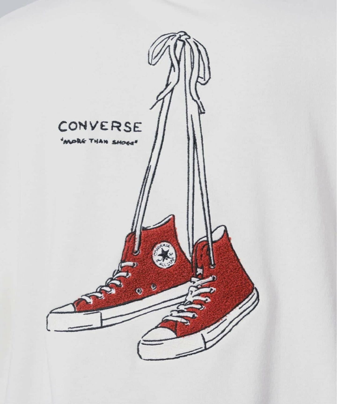B.C STOCK × CONVERSE 2025 FW 別注 裏毛シューズグラフィック クルースウェットが9月中旬 発売 (ベーセーストック コンバース)