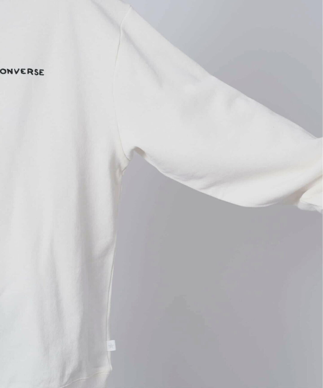 B.C STOCK × CONVERSE 2025 FW 別注 裏毛シューズグラフィック クルースウェットが9月中旬 発売 (ベーセーストック コンバース)