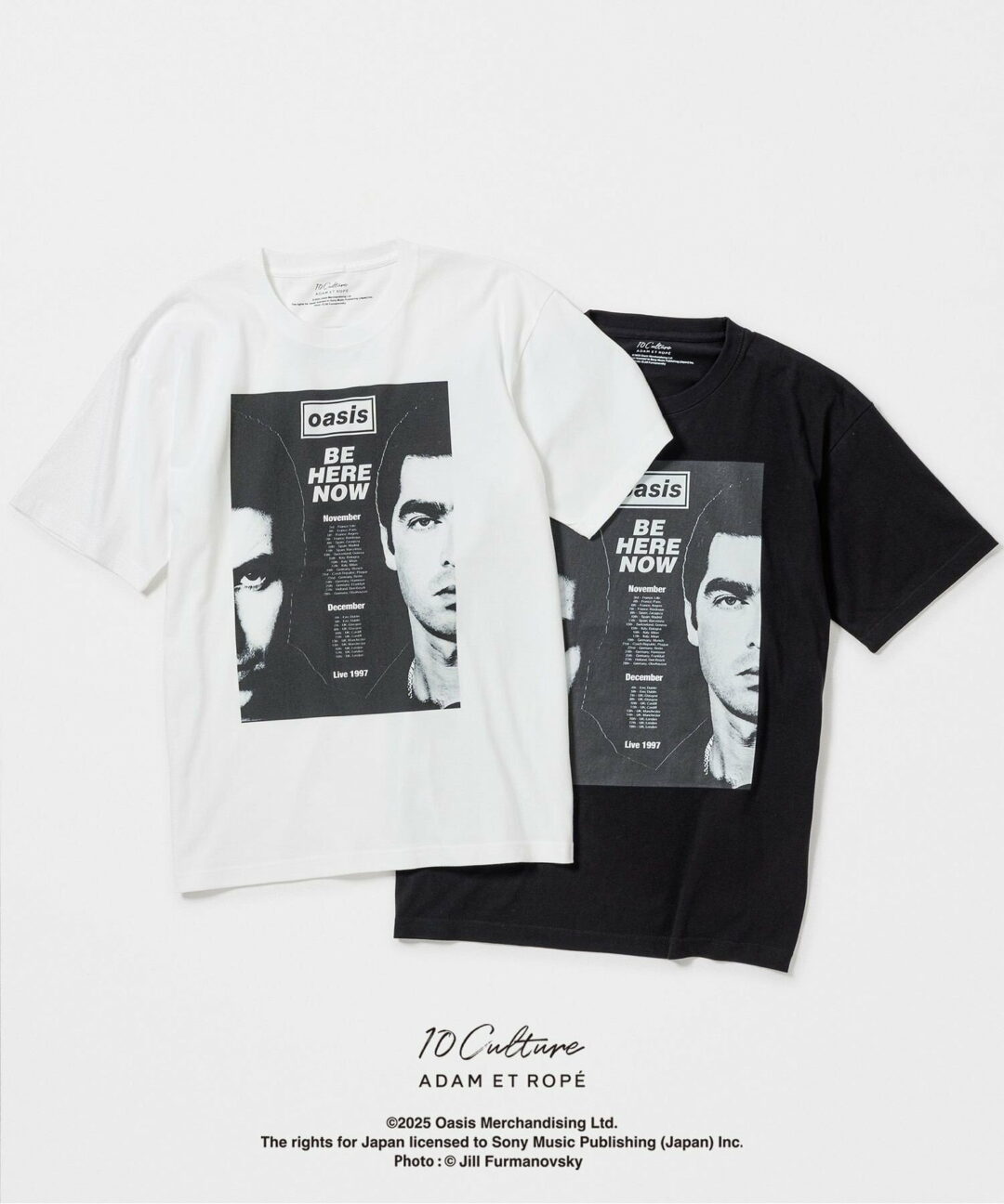 oasis 10Culture / ADAM ET ROPE’ 2025 SS 新作「Tour Poster Design Tee」が 8/4 発売 (オアシス アダム エ ロペ)