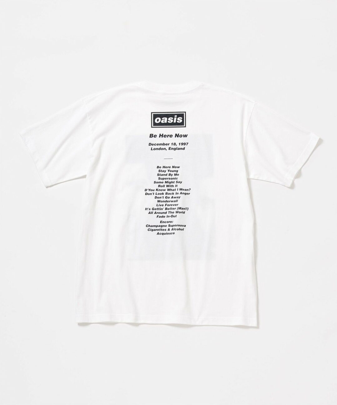 oasis 10Culture / ADAM ET ROPE’ 2025 SS 新作「Tour Poster Design Tee」が 8/4 発売 (オアシス アダム エ ロペ)