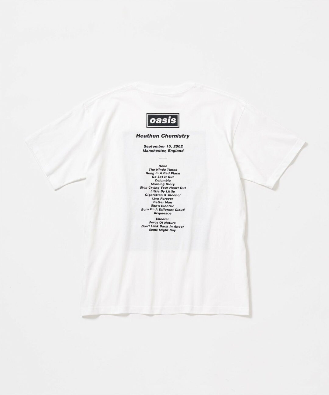 oasis 10Culture / ADAM ET ROPE’ 2025 SS 新作「Tour Poster Design Tee」が 8/4 発売 (オアシス アダム エ ロペ)