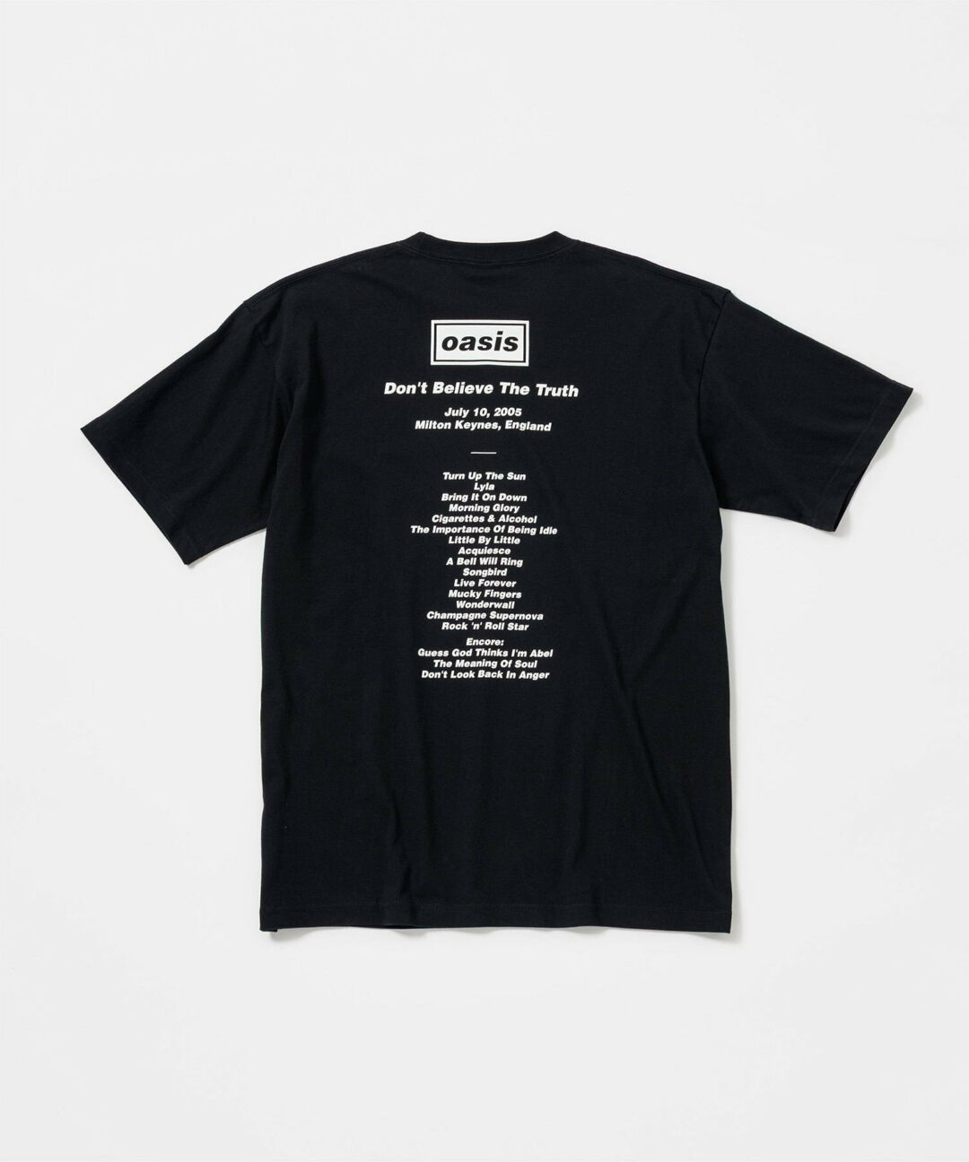 oasis 10Culture / ADAM ET ROPE’ 2025 SS 新作「Tour Poster Design Tee」が 8/4 発売 (オアシス アダム エ ロペ)