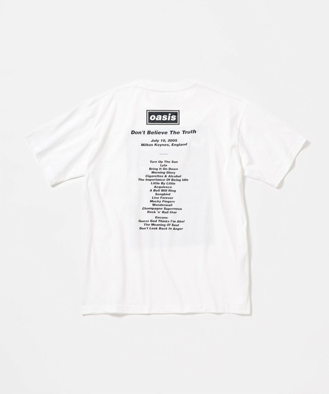 oasis 10Culture / ADAM ET ROPE’ 2025 SS 新作「Tour Poster Design Tee」が 8/4 発売 (オアシス アダム エ ロペ)