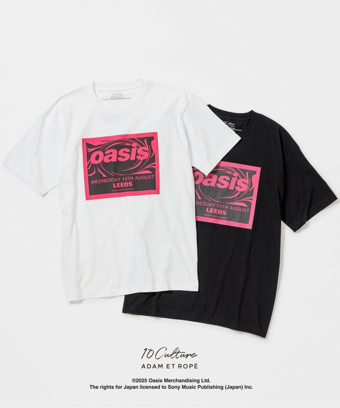 oasis 10Culture / ADAM ET ROPE’ 2025 SS 新作「Tour Poster Design Tee」が 8/4 発売 (オアシス アダム エ ロペ)