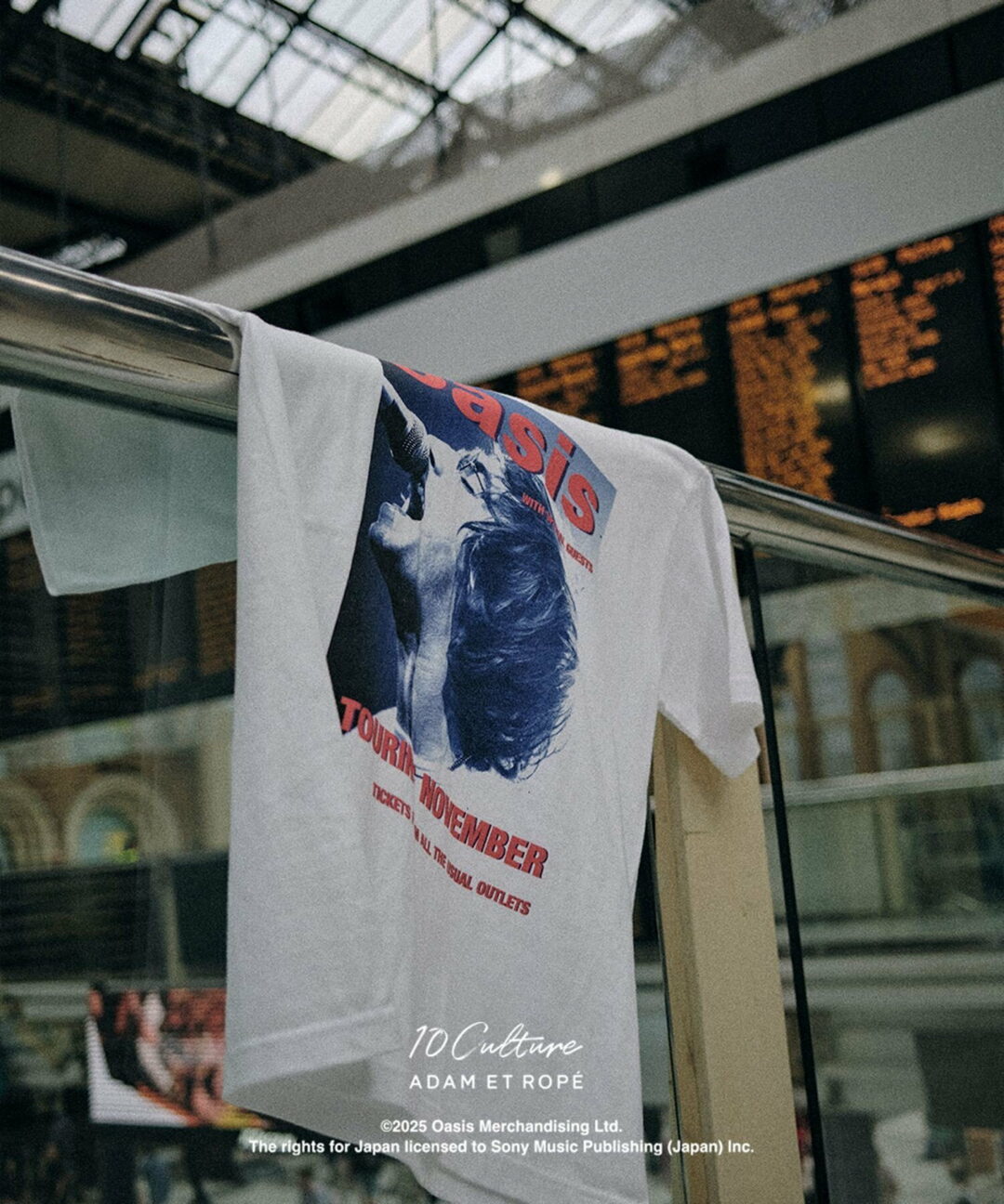 oasis 10Culture / ADAM ET ROPE’ 2025 SS 新作「Tour Poster Design Tee」が 8/4 発売 (オアシス アダム エ ロペ)