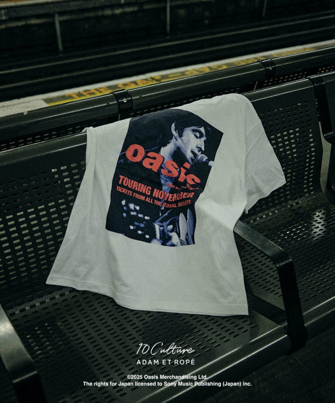 oasis 10Culture / ADAM ET ROPE’ 2025 SS 新作「Tour Poster Design Tee」が 8/4 発売 (オアシス アダム エ ロペ)