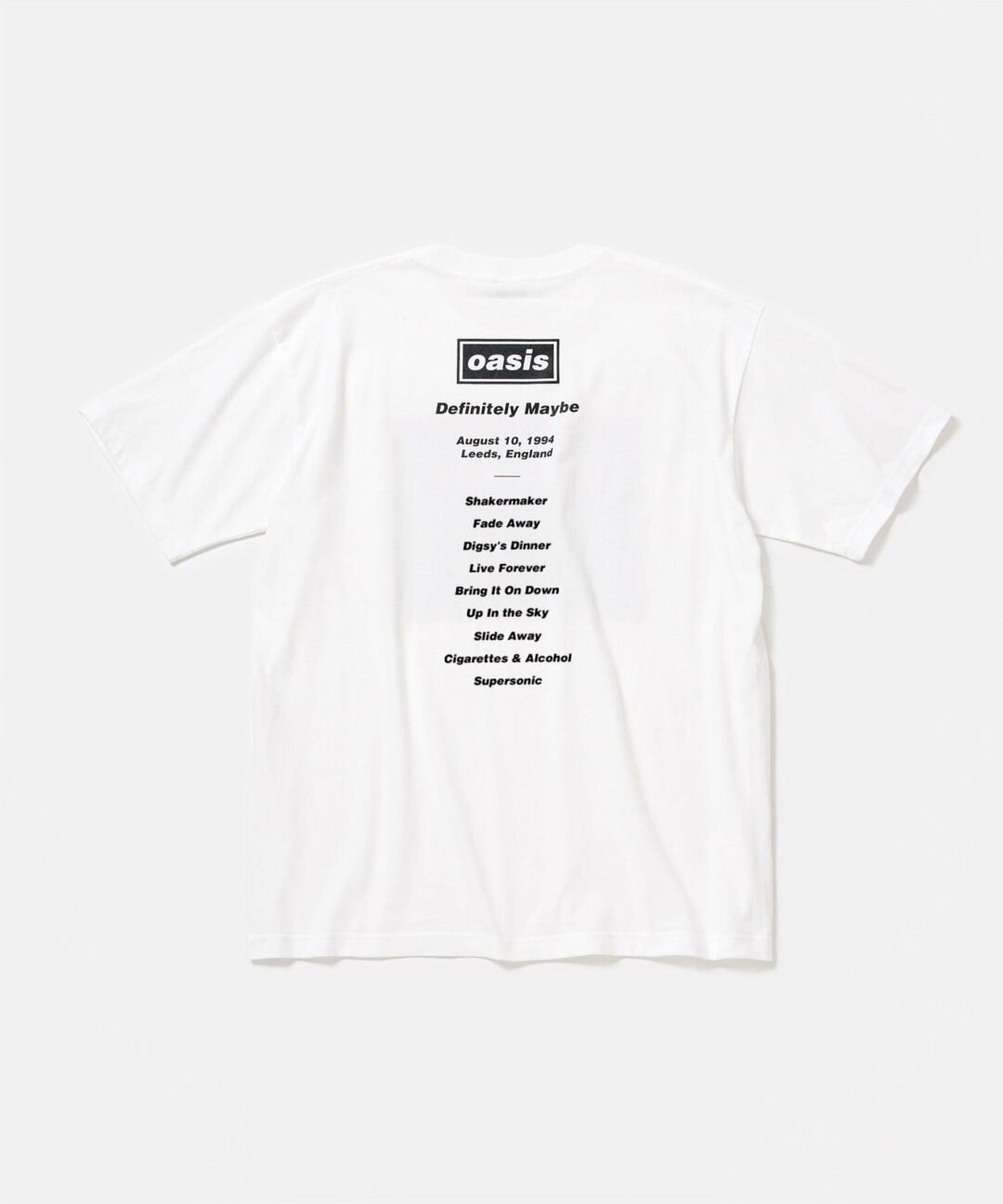 oasis 10Culture / ADAM ET ROPE’ 2025 SS 新作「Tour Poster Design Tee」が 8/4 発売 (オアシス アダム エ ロペ)