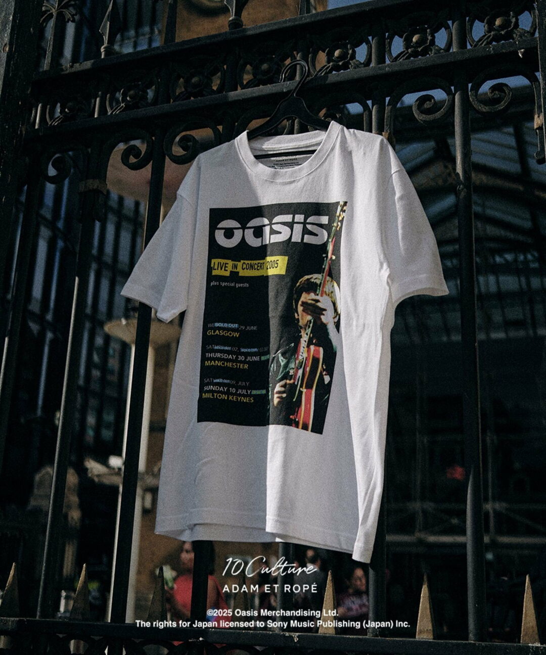 oasis 10Culture / ADAM ET ROPE’ 2025 SS 新作「Tour Poster Design Tee」が 8/4 発売 (オアシス アダム エ ロペ)