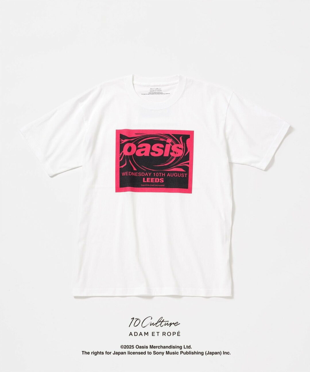 oasis 10Culture / ADAM ET ROPE’ 2025 SS 新作「Tour Poster Design Tee」が 8/4 発売 (オアシス アダム エ ロペ)