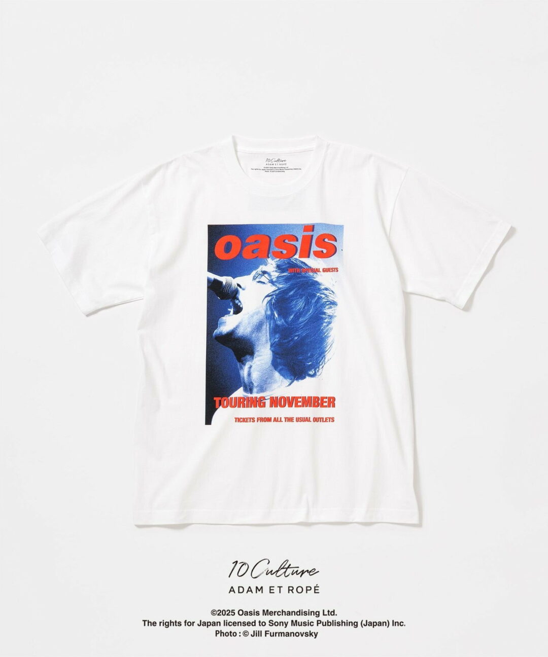 oasis 10Culture / ADAM ET ROPE’ 2025 SS 新作「Tour Poster Design Tee」が 8/4 発売 (オアシス アダム エ ロペ)