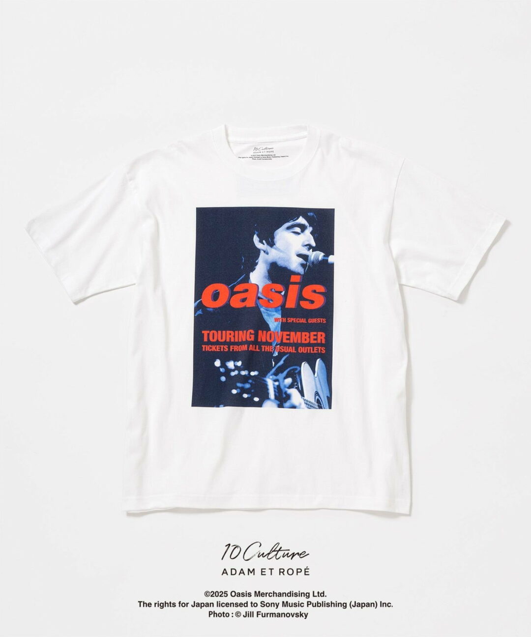 oasis 10Culture / ADAM ET ROPE’ 2025 SS 新作「Tour Poster Design Tee」が 8/4 発売 (オアシス アダム エ ロペ)
